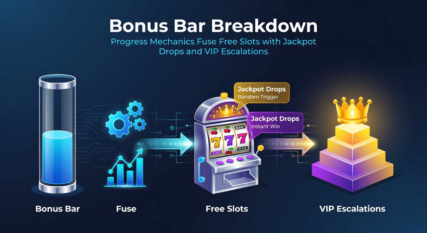 Slot screen capturing a jackpot drop notification amid a filling VIP progress bar, with cascading free spin symbols