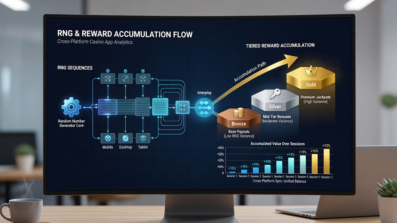 Detailed view of tiered reward dashboard integrated with RNG audit logs in a cross-platform casino application
