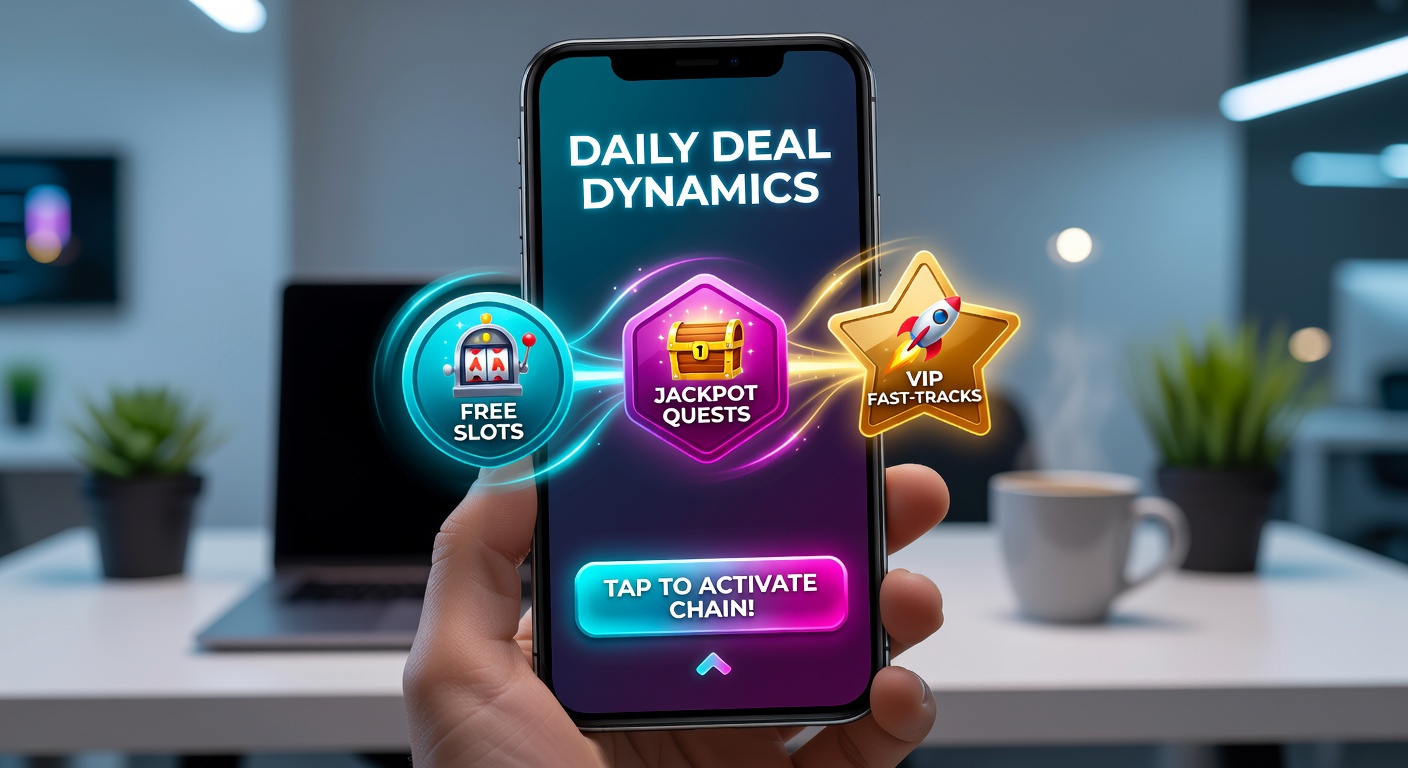 Dynamic infographic illustrating a ladder from free slot promotions climbing to VIP tiers with jackpot icons and smartphone notifications