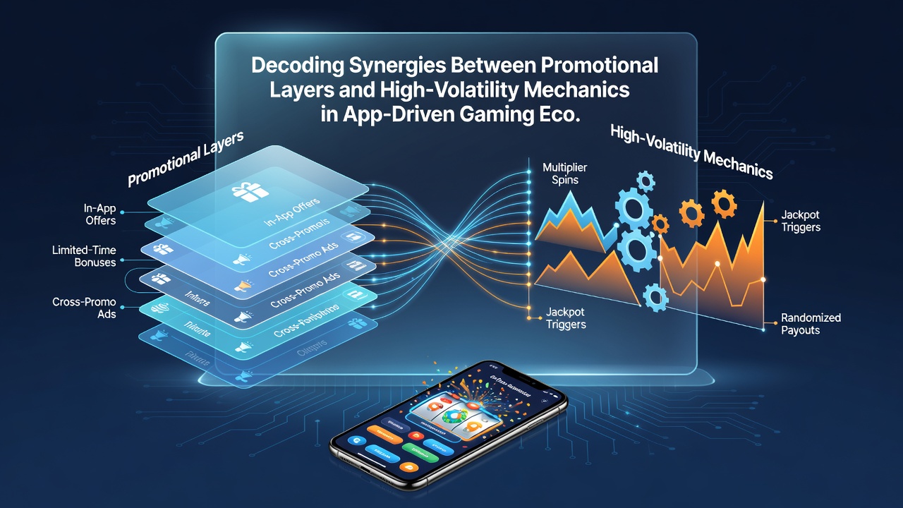 Infographic showing data flows between bonus systems and volatile game features in app ecosystems