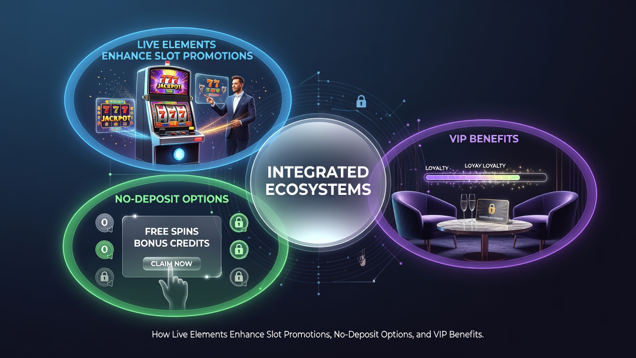 VIP tier dashboard on mobile device displaying integrated live slot rewards and bonus tracking
