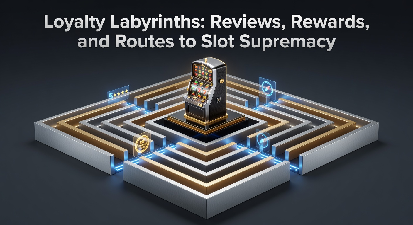 Vibrant illustration of slot loyalty tiers forming a maze with glowing rewards and player avatars climbing to the top