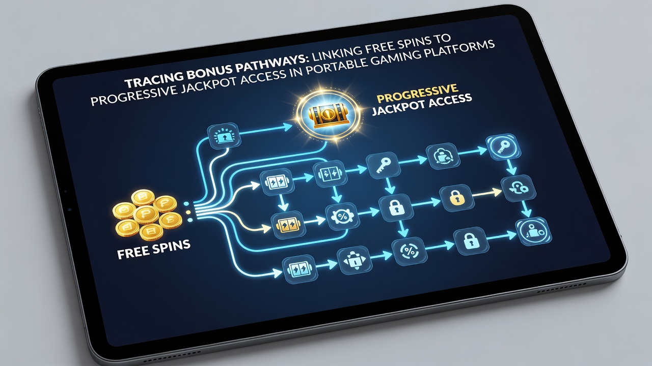 Mobile screen capture illustrating free spin counters feeding into progressive jackpot meters